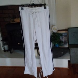 $5 ITEM. White velour, terrycloth pull on pants. MUST BUNDLE WITH 2 OTHER ITEMS